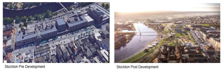 Stockton Pre and Post Development Images
